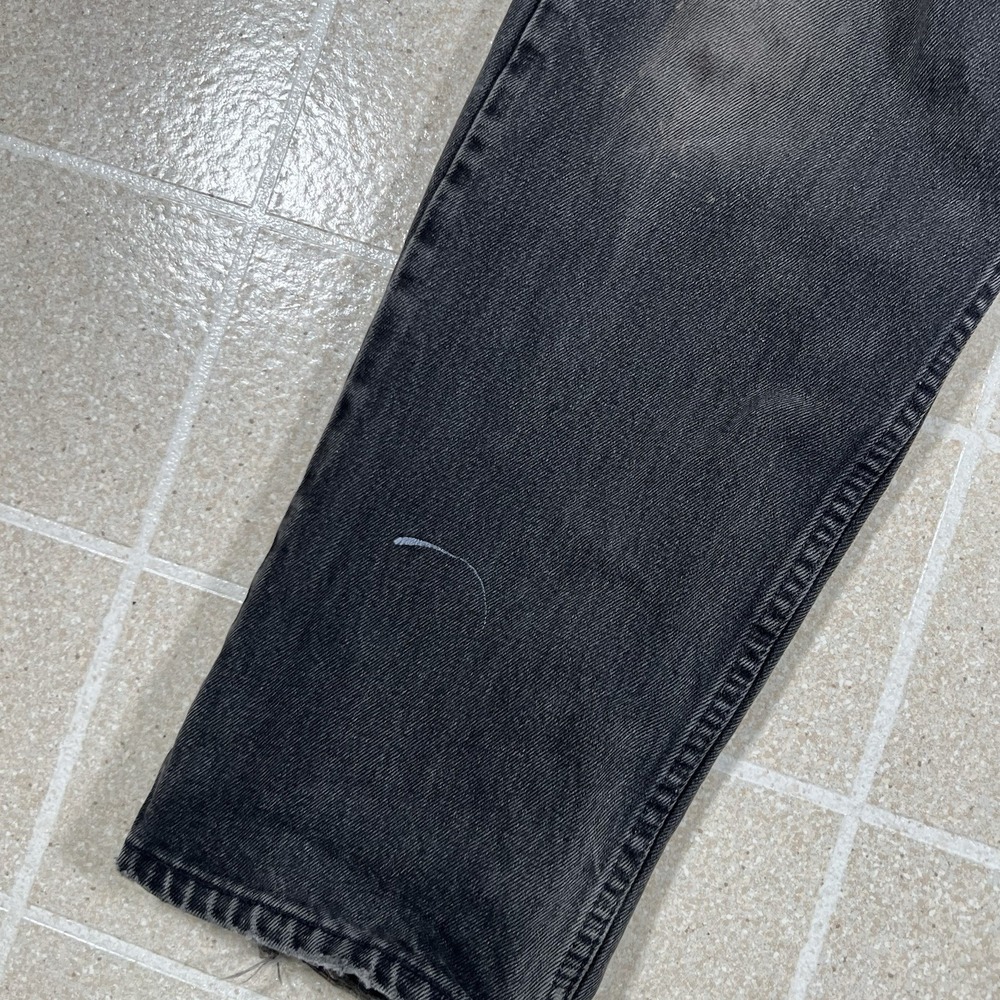 Vintage Levi's 550 Men's 30x32 Black Orange Tab Relaxed Fit Jeans MADE IN USA - Picture 9 of 16